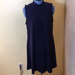 Navy velvety dress